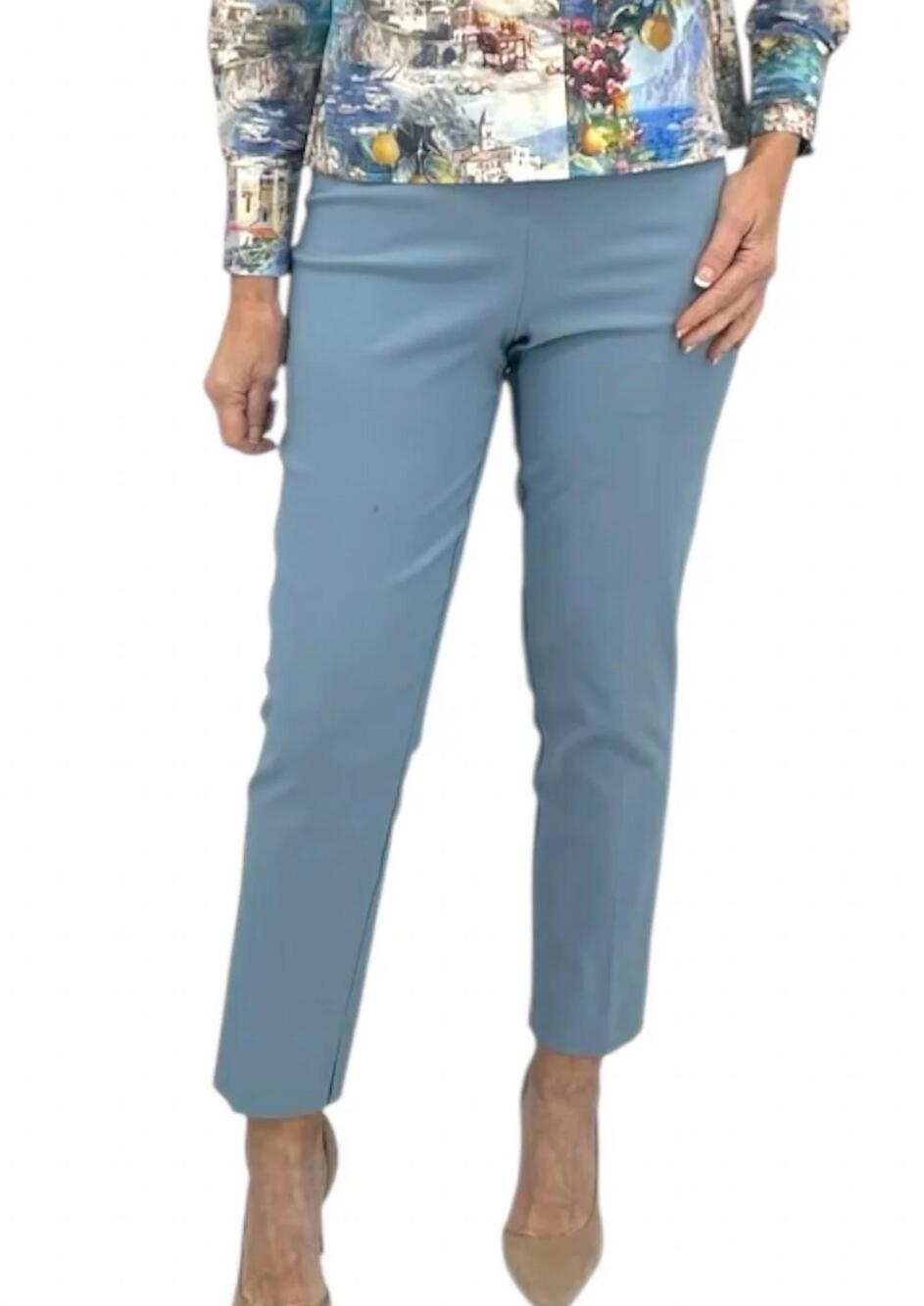 NEW ESTELLE AND FINN double slit ankle pant in dusty blue